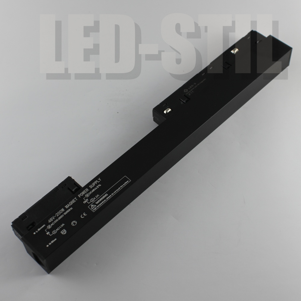Блок живлення LED-S для світлодіодного освітлення 200 Вт 48V IP20, для шинопроводу