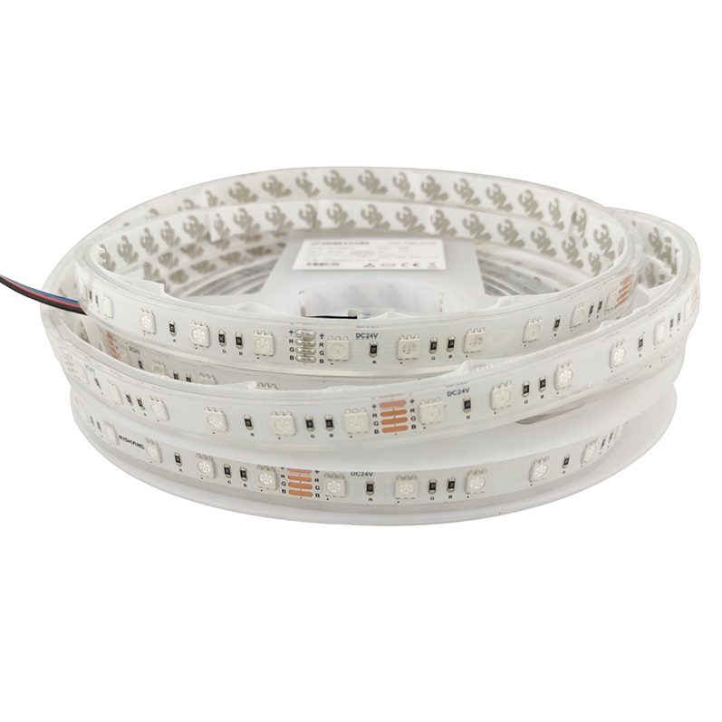 Светодиодная лента RN3260AP, RGB, 14,4W, 5050, 60шт., IP67, 24V