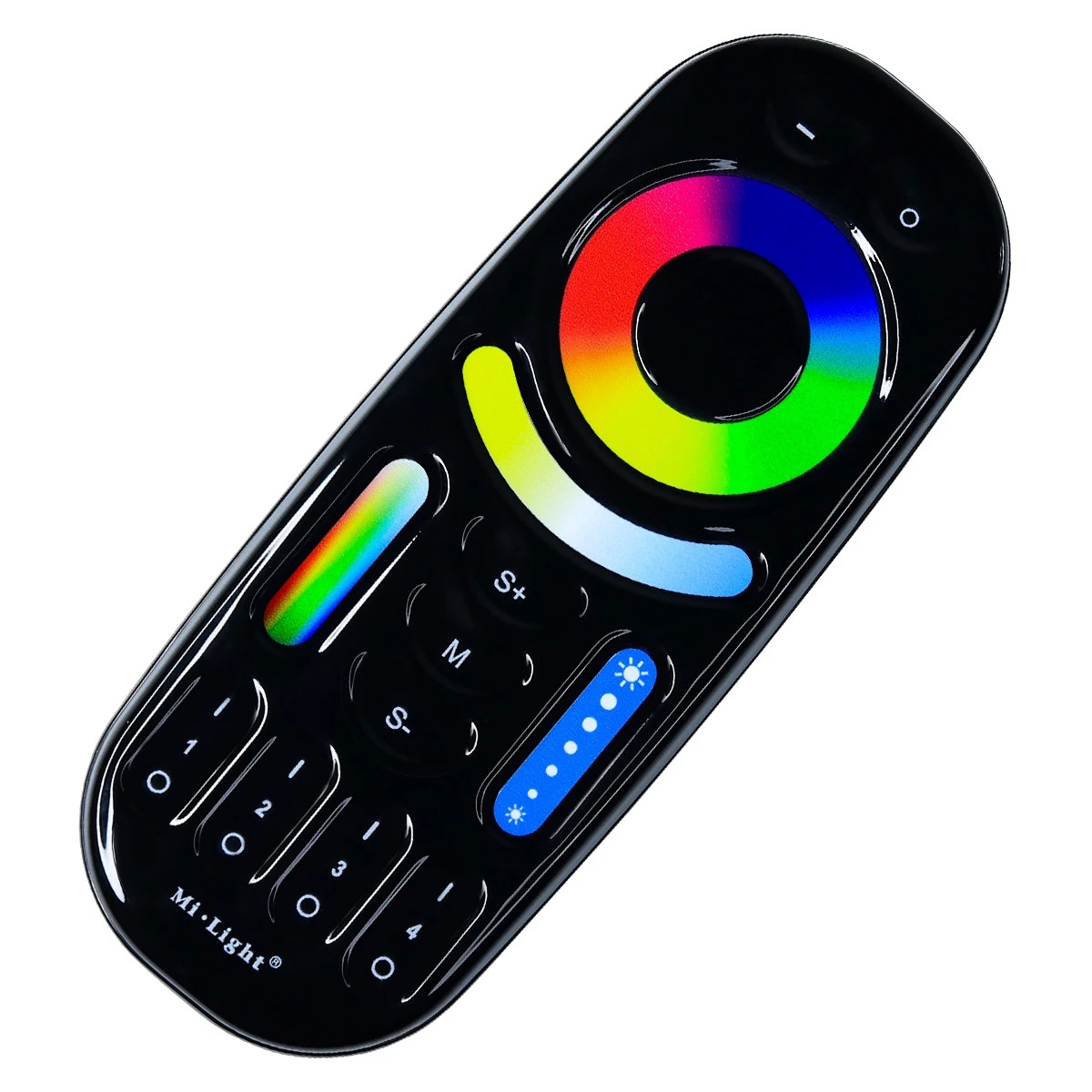 4-х зонний пульт керування Dual White/RGB/RGBW/CCT, чорний
