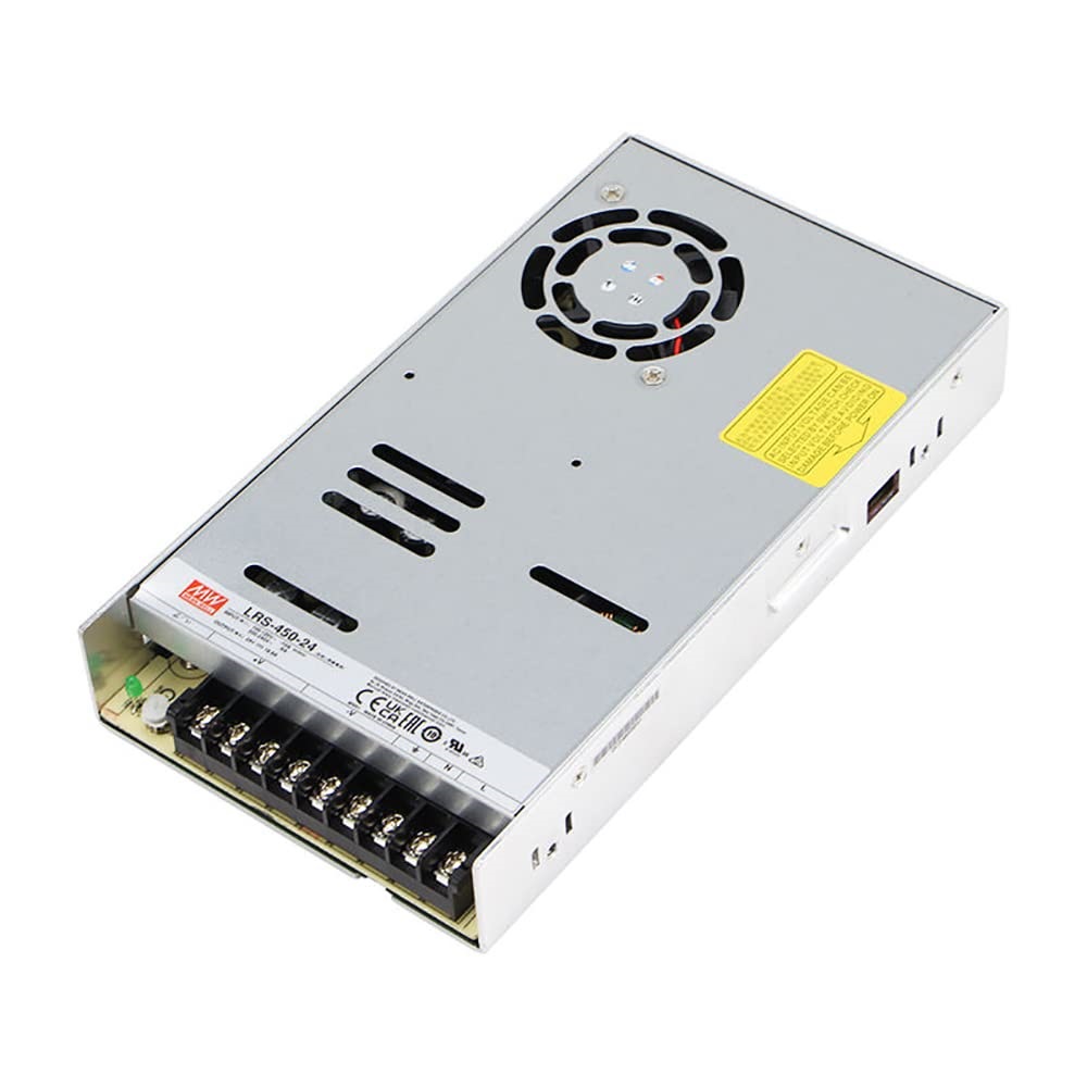 Блок живлення Mean Well для led стрічки 450 Вт 24V IP20, LRS-450-24
