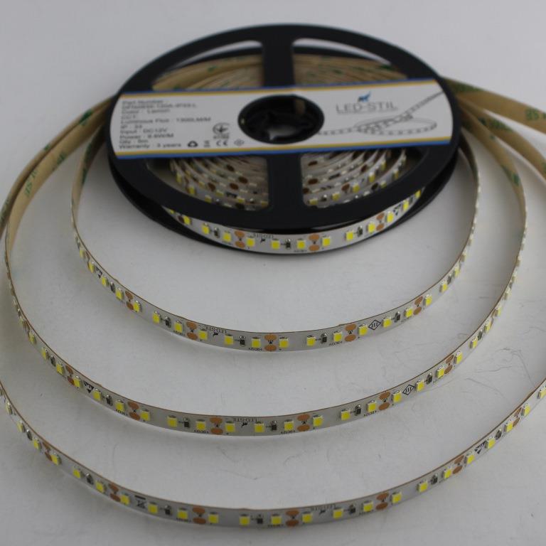 Світлодіодна стрічка LED-STIL 9,6 Вт/м 2835 120 діодів IP33 12 Вольт 70 lm ЛИМОННЕ світло