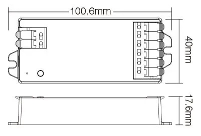 Контролер ZigBee RGB+W+CCT 3 в 1 для різнокольорової світлодіодної стрічки 12-24 Вольт 12А 2.4 GHz