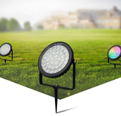 LED газонный прожектор 15W IP65 RGB+CCT