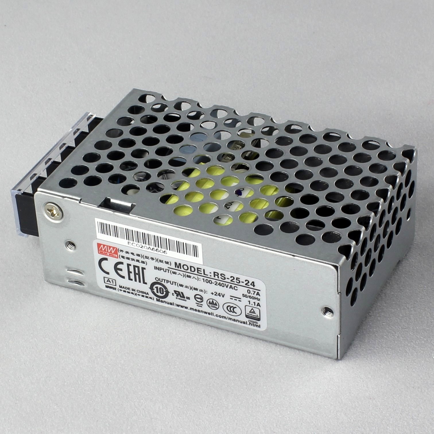 Блок живлення RS-25-24, IP20