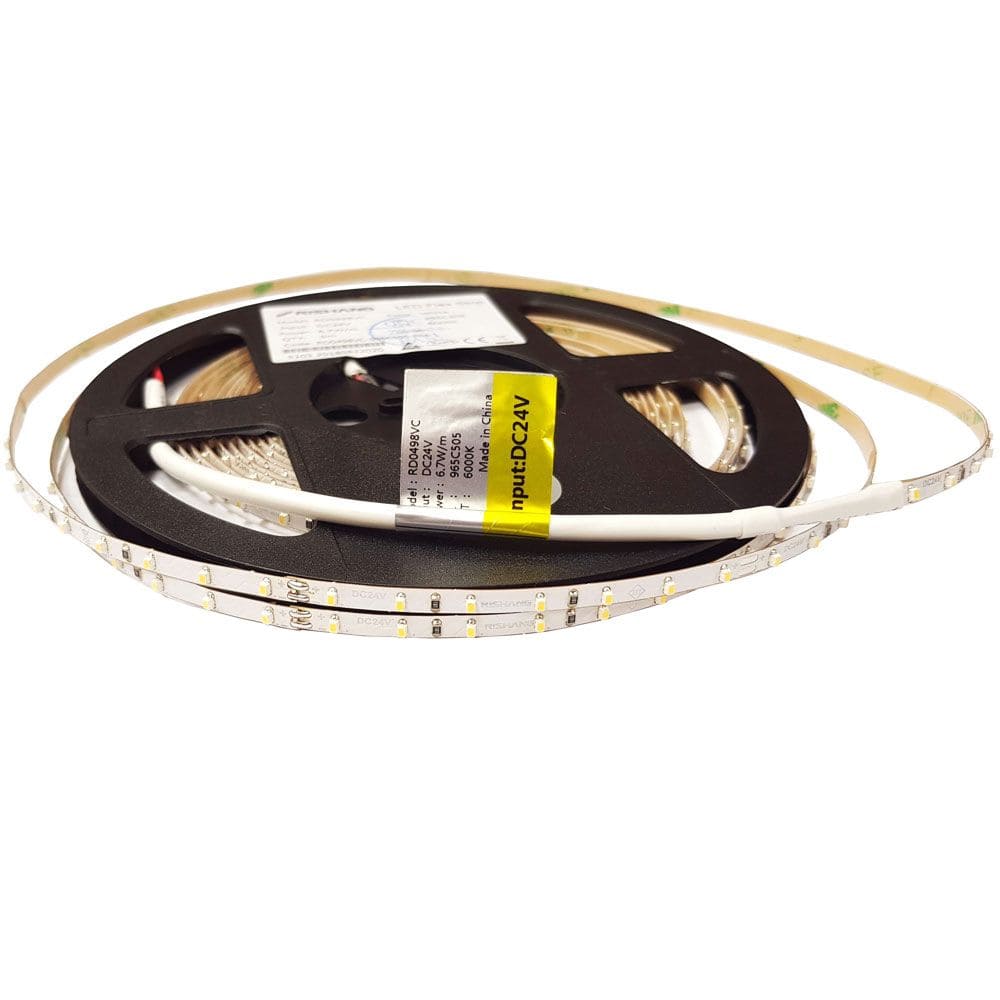 LED стрічка RD0498VC, 6000К, 6,7W, 2014 SMD, 98шт., IP33, 24V, 580лм